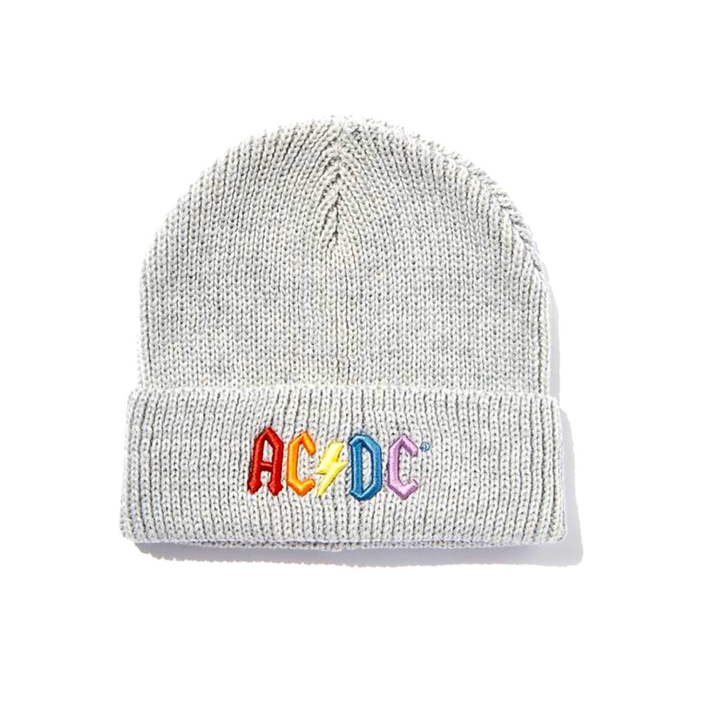 Cotton On Girls New AC/DC Rocker Style Cool Kidz Fun Warm Winter Beanie Hat OSFM